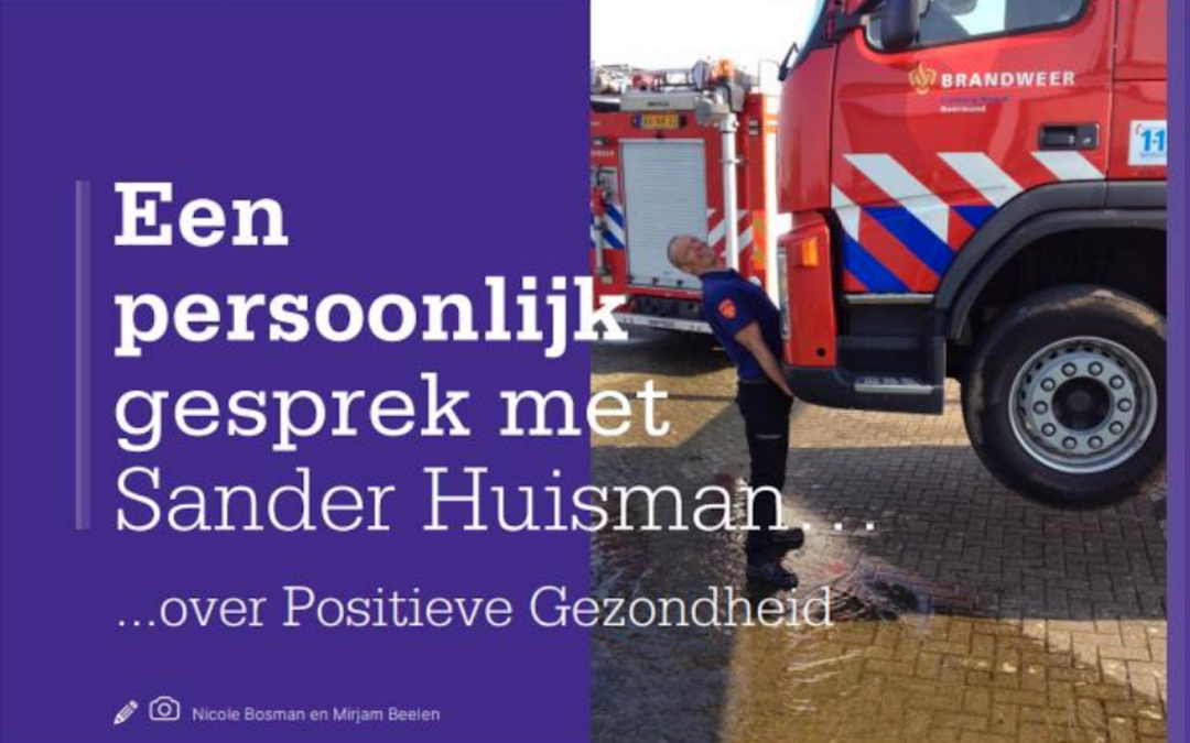 Een persoonlijk gesprek met Sander Huisman